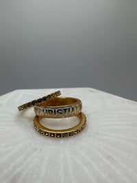 Image 2 of Christian Dior Stackable Rings 