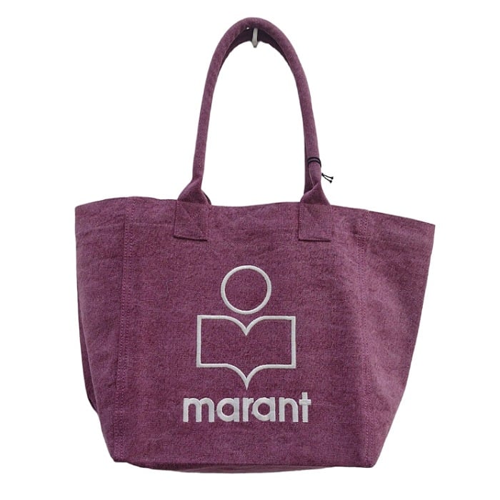 Image of ISABEL MARANT SMALL YENKY TOTE BAG PURPLE