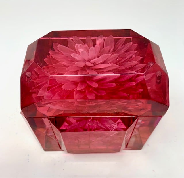 Image of Deep Rose Mini Victorian Box