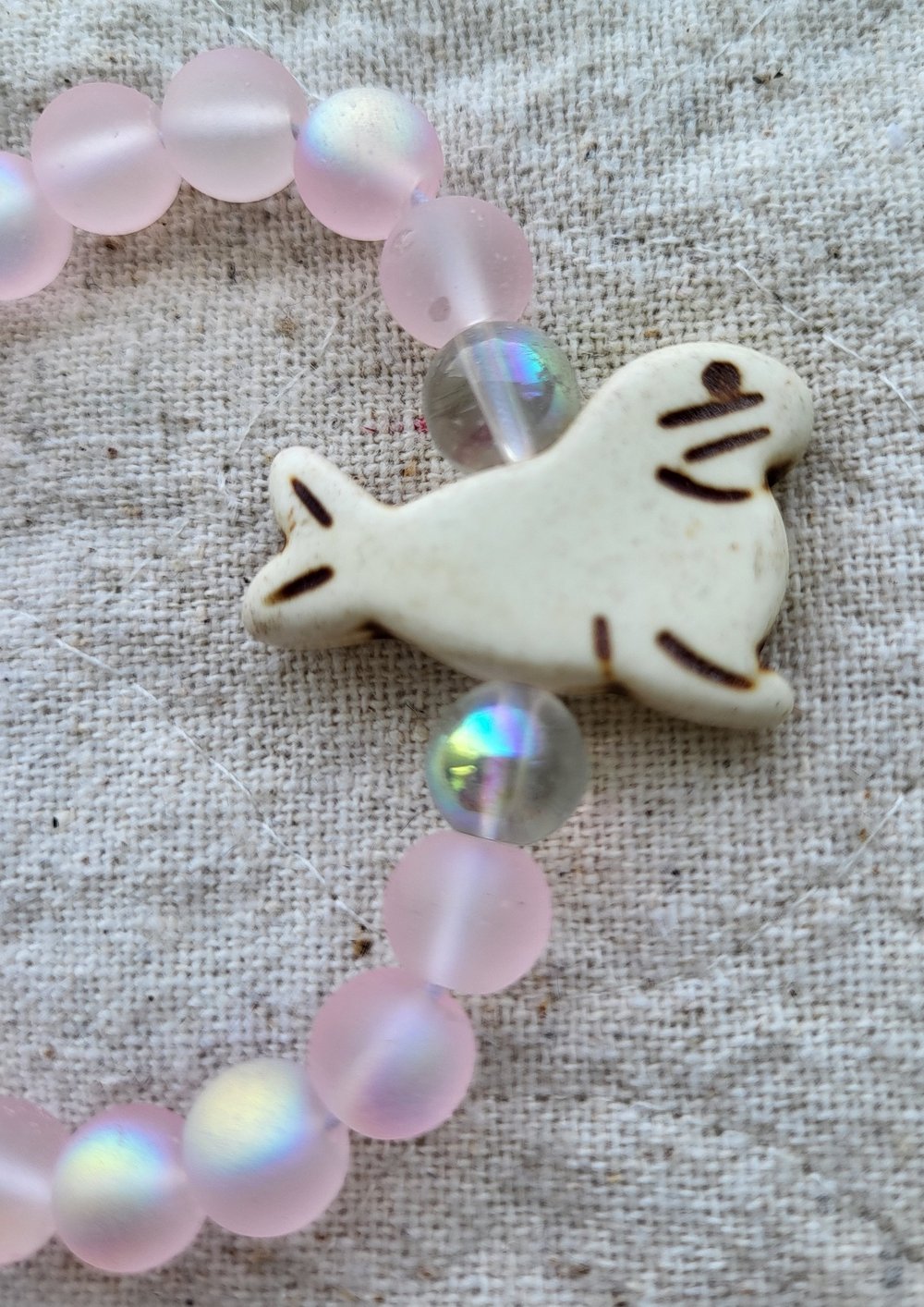 Pink Seal Bracelet
