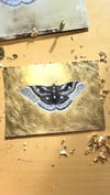 'Gilded Moth' Hand-Leafed Prints