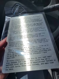 Image 2 of Aluminum Art Print Journal Prompt Cards