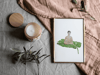 'Monstera Meditation II' Prints