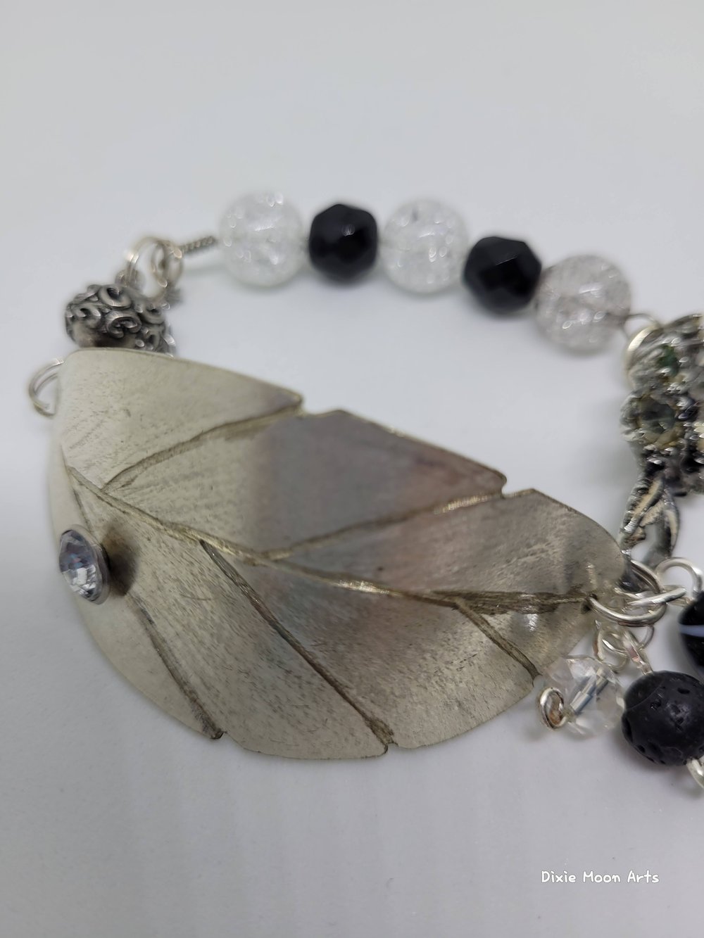 Image of Silverware Feather Bracelet