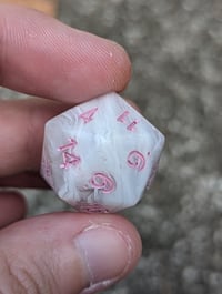 Image 2 of Pink Ripples Standard D20 Single