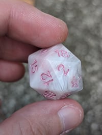 Image 3 of Pink Ripples Standard D20 Single