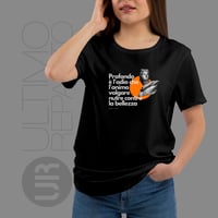 Image 4 of T-Shirt Donna G - Odio e Bellezza, E. Jünger (UR095)