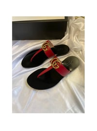 GG RED SANDALS 