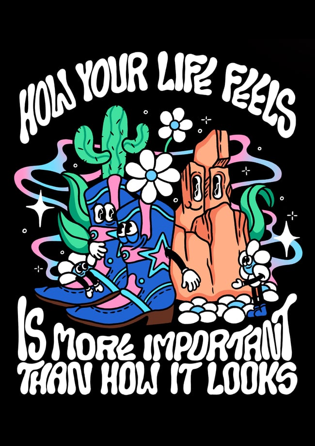 How your life feels - PRINT