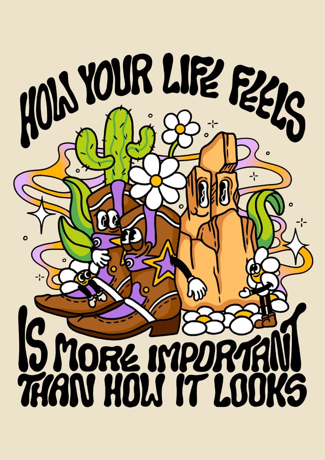 How your life feels - PRINT