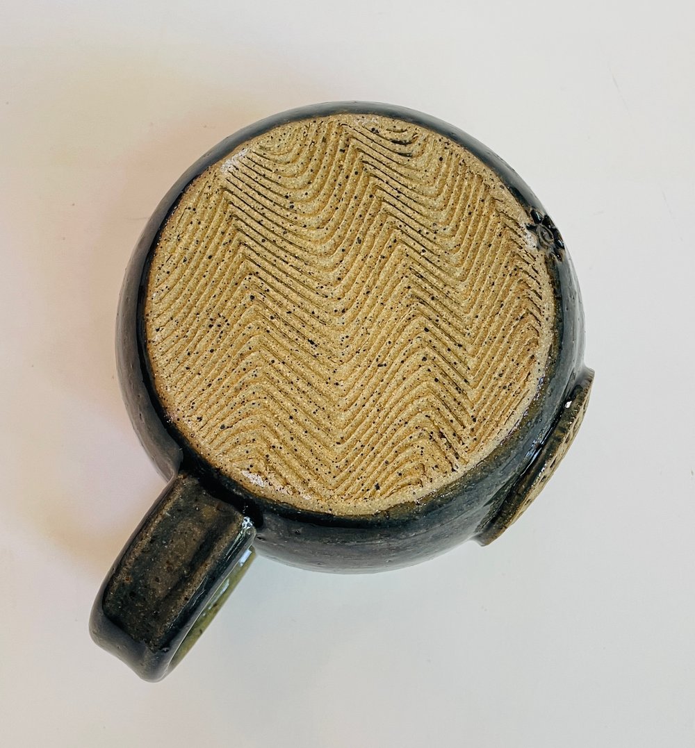 Image of Mandala Mug- Caribbean Peacock Green