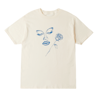 Image 1 of Cream Rose Tee 