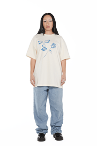 Image 2 of Cream Rose Tee 