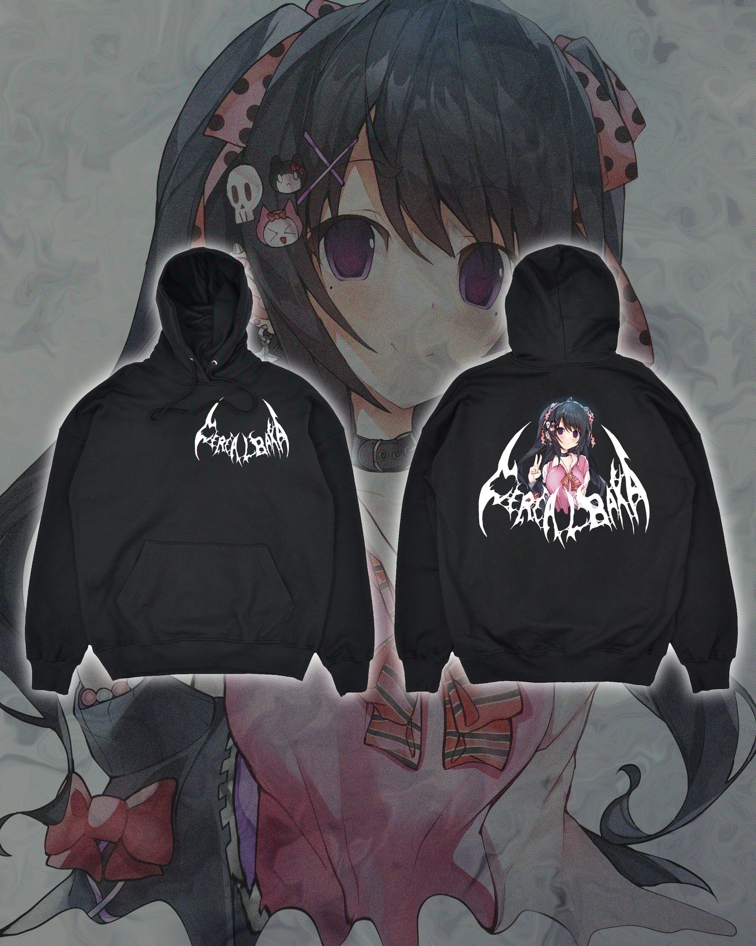 Image of Aiko Metal Logo Hoodie