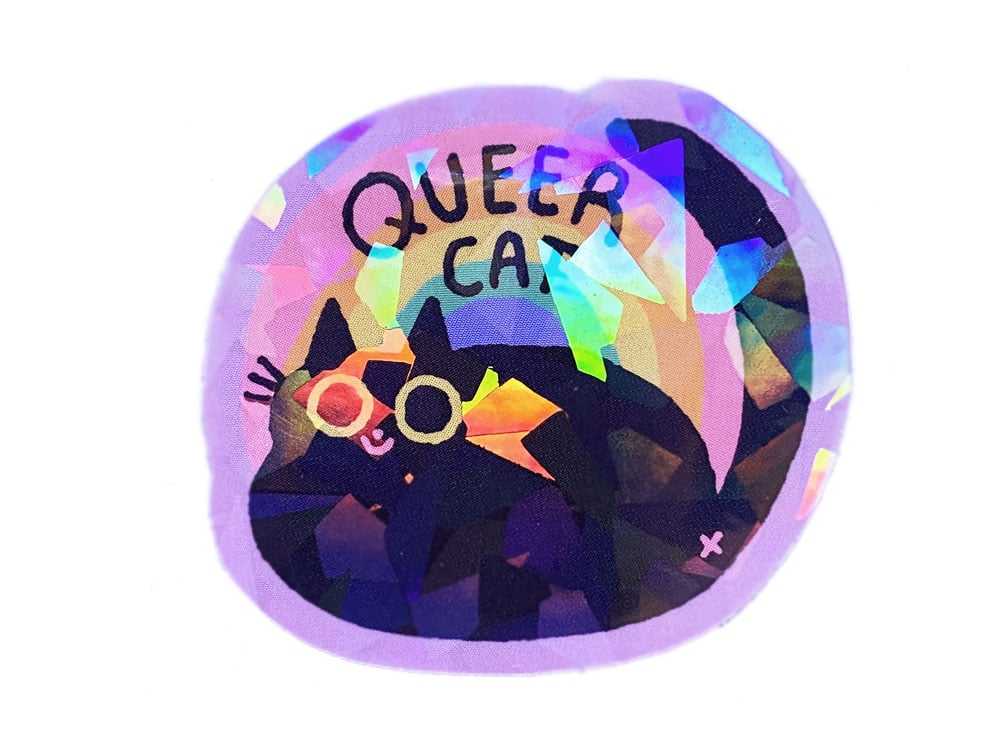 Image of STICKER Queer Cat