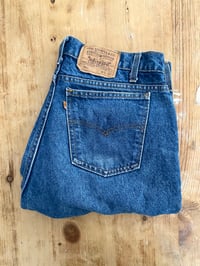 Image 1 of 80s LEVI'S 506 ORANGE TAB JEANS