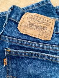 Image 4 of 80s LEVI'S 506 ORANGE TAB JEANS