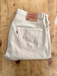 Image 1 of LEVI'S 501 ECRU JEANS