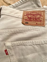 Image 4 of LEVI'S 501 ECRU JEANS