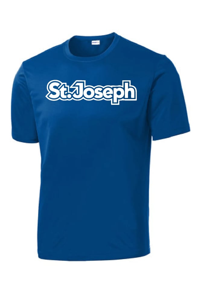 Image of ST. Joseph moisture-wicking blue