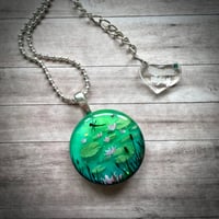 Image 2 of Water Lily Resin Pendant