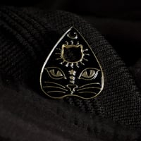 Image 4 of Cat Planchette Soft Enamel Pin