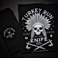 Image 1 of TRKC INDIAN CHIEF SKULL TEE / BLACK