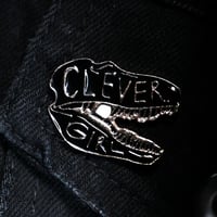 Image 2 of Clever Girl (BLACK & GOLD) Soft Enamel Pin