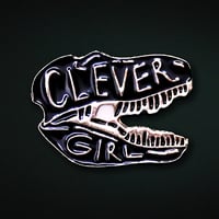 Image 1 of Clever Girl (BLACK & GOLD) Soft Enamel Pin