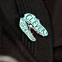 Image 4 of Clever Girl (BLUE & BLACK) Soft Enamel Pin