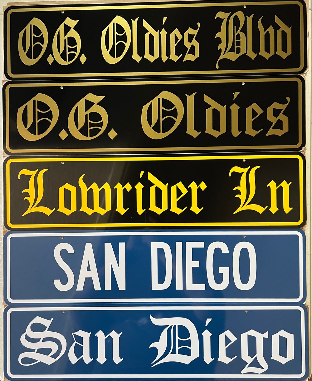 Street signs