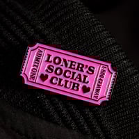 Image 2 of Loner's Social Club Soft Enamel Pin