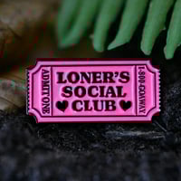 Image 3 of Loner's Social Club Soft Enamel Pin