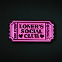 Image 1 of Loner's Social Club Soft Enamel Pin