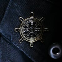 Image 4 of Pirate Wheel Soft Enamel Pin