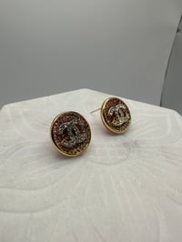 Image 1 of Chanel Ruby Studs