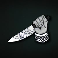 Image 1 of Psycho Soft Enamel Pin
