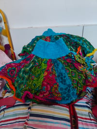 Image 2 of Various Colours- Small to Medium -Boho Tutu skirt -turquoise KIDS