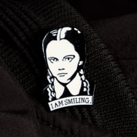 Image 4 of Wednesday Addams Soft Enamel Pin