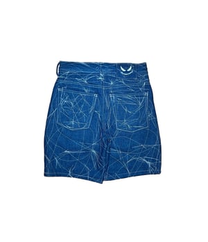 Image of Blue All Over Stitch JORTS