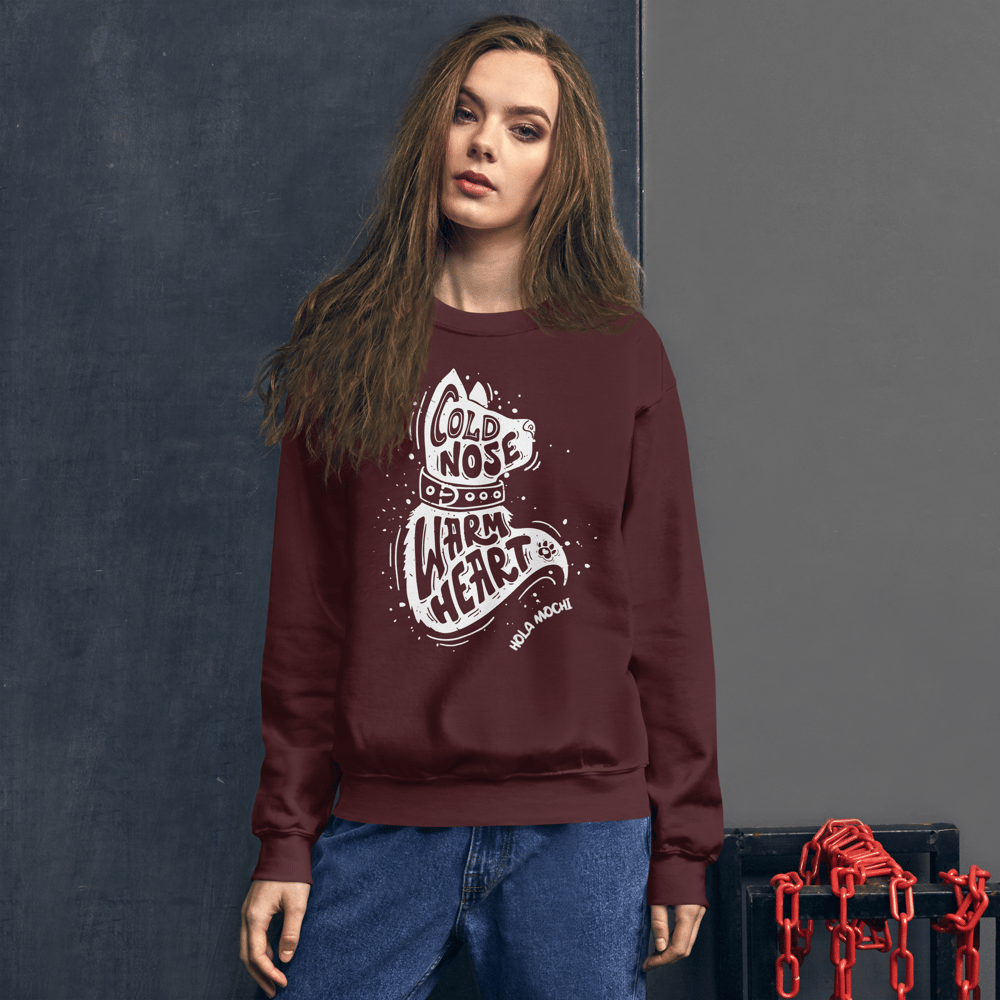 Image of Women's Cold Nose Warm Heart Sweatshirt
