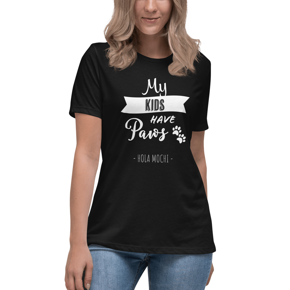 Image of Women's Kids Have Paws T-Shirt