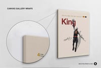 Image 4 of LeBron James - King Basketball Poster Print