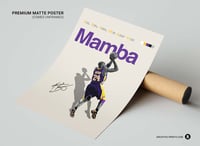 Image 3 of Kobe Bryant - Mamba Basketball Poster Print