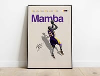 Image 1 of Kobe Bryant - Mamba Basketball Poster Print
