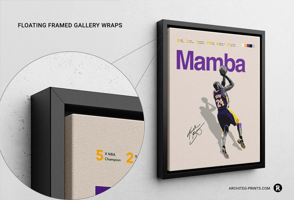 Kobe Bryant - Mamba Basketball Poster Print