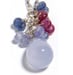 Image of Chalcedony and Ruby Necklace