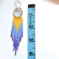 Image 5 of Gold Hoop Color Splash Earrings Collection