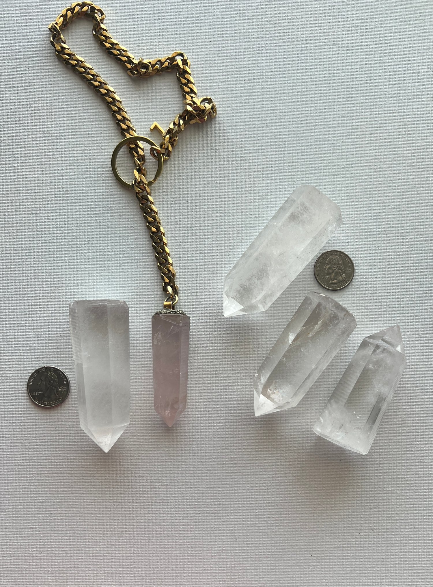 Image of Extra Large Quartz Points :: Polished