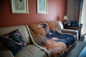 Image of Eagle + Snake Woven Blankets